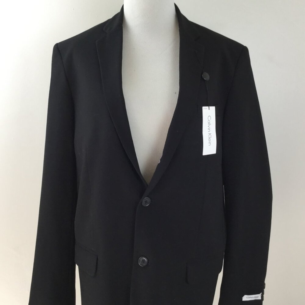 NEW Calvin Klein Black Blazer 20r - Picture 2 of 9